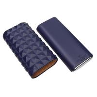 Humidors & Travel Cases Colibri Quasar Triple Cigar Case Navy