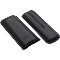 Humidors & Travel Cases Brigham Cigar Case - Corona Black (2 Cigars)