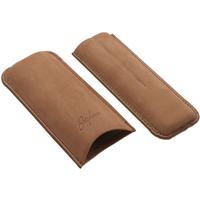 Humidors & Travel Cases Brigham Cigar Case - Corona Brown (2 Cigars)