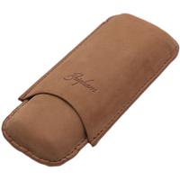 Humidors & Travel Cases Brigham Cigar Case - Robusto Brown (2 Cigars)
