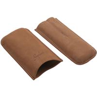Humidors & Travel Cases Brigham Cigar Case - Robusto Brown (2 Cigars)