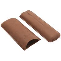 Humidors & Travel Cases Brigham Cigar Case - Toro Brown (2 Cigars)