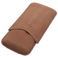 Humidors & Travel Cases Brigham Cigar Case - Toro Brown (3 Cigars)