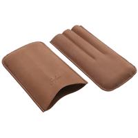 Humidors & Travel Cases Brigham Cigar Case - Toro Brown (3 Cigars)