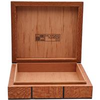Humidors & Travel Cases Milwaukee Humidor Co. Dry Box with Leopardwood and Poplar