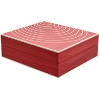 Humidors & Travel Cases Milwaukee Humidor Co. Dry Box 'Red Circles' with Poplar and Holly