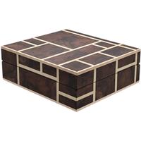 Humidors & Travel Cases Milwaukee Humidor Co. Dry Box with Walnut Burl and Holly