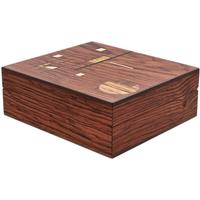 Humidors & Travel Cases Milwaukee Humidor Co. Dry Box 'L'Escalier' with Bubinga, Zebrawood, Rosewood, Ebony, Holly and Myrtle Burl