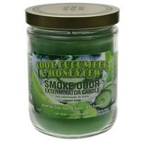 Home Fragrance Smoke Odor Exterminator Candle Cool Cucumber and Honeydew 13oz