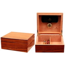 Humidors & Travel Cases Savoy Zebrawood Small Humidor