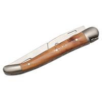 Cutters & Accessories Laguiole Juniper Handle with Satin Finished Stainless Steel Cigar Cutter