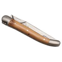 Cutters & Accessories Laguiole Juniper Handle with Satin Finished Stainless Steel Cigar Cutter