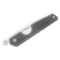 Cutters & Accessories S.T. Dupont Reverse Tanto Cigar Cutter Carbon/Steel
