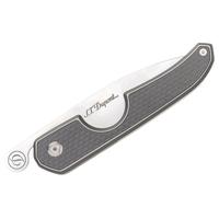 Cutters & Accessories S.T. Dupont Drop Point Cigar Cutter Carbon/Steel