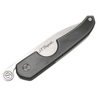 Cutters & Accessories S.T. Dupont Drop Point Cigar Cutter Black/Steel