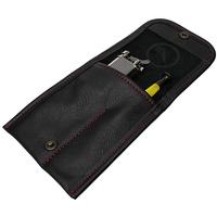 Stands & Pouches Claudio Albieri Smokingpipes Leather Accessory Pouch Black