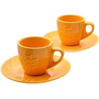 Gifts Tatuaje Yellow Espresso Cup (Set of 2)