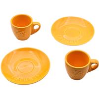 Gifts Tatuaje Yellow Espresso Cup (Set of 2)
