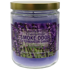 Home Fragrance Smoke Odor Exterminator Candle Lavender with Chamomile 13oz