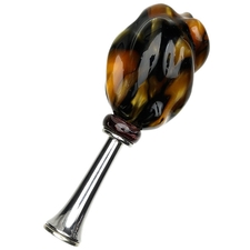Pipe Tools & Supplies ZapZap Acrylic Titanium Alloy and German Silver Tamper