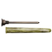 Tampers & Tools Abe Herbaugh Jade Resin and Antique Brass Tamper