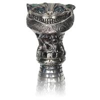 Tampers & Tools Glotov Cheshire Cat Electroplated Nickel Silver Tamper with Case