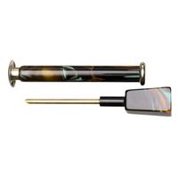 Pipe Tools & Supplies Neerup Ivory and Brown Square Head Tamper with Pick