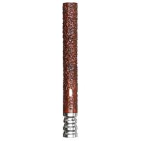 Tampers & Tools Castello Brown Rusticated Briar Tamper with Silver