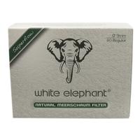 Filters & Adaptors White Elephant 9mm Meerschaum Filters (40 Count)
