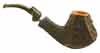 Ardor Urano Fantasy Black Rusticated Paneled Volcano with Silver