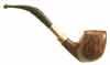 Ardor Giove Smooth Bent Apple with Silver Spigot
