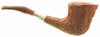 Ardor Ninfea Urano Brown Rusticated Bent Dublin with Silver Spigot