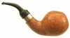 Ardor Mercurio Smooth Bent Apple with Silver