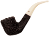 Ashton Pebble Grain Bent Billiard (LX)