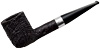 Ashton Pebble Grain Billiard with Silver Band (ELX)