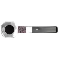 Ashton Pebble Grain Paneled Billiard with Silver Cap and Band (LX)
