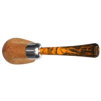 Ashton Sovereign Bent Billiard with Silver Army Mount (LX)