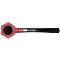 Ashton Claret Paneled Bent Pot with Silver (X)
