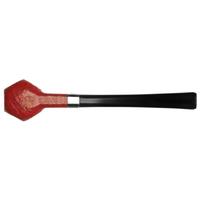 Ashton Claret Paneled Bent Pot with Silver (X)