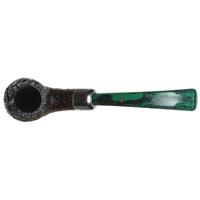 Ashton Pebble Grain Bent Billiard with Silver (XXX)