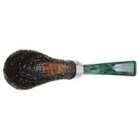 Ashton Pebble Grain Bent Billiard with Silver (XXX)
