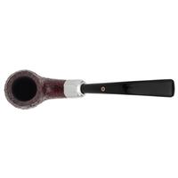 Ashton Pebble Grain Bent Billiard with Silver (XX)
