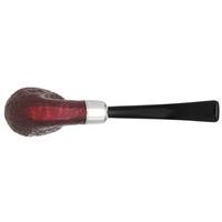 Ashton Pebble Grain Bent Billiard with Silver (XX)