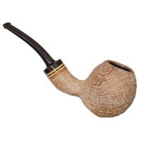 Becker Sandblasted Strawberry Wood Bent Apple (Four Clubs)
