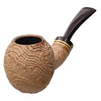 Becker Sandblasted Strawberry Wood Bent Apple (Four Clubs)