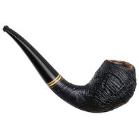 Becker Sandblasted Strawberry Wood Bent Egg (Four Clubs)