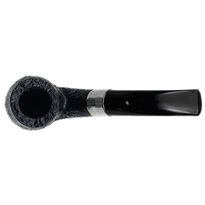 Musico Sandblasted Bent Billiard with Silver (Floodlight)