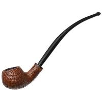Musico Sandblasted Petite Bent Apple Churchwarden with Palm Wood (Floodlight)