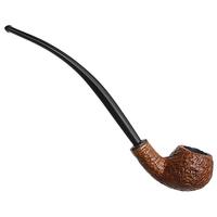 Musico Sandblasted Petite Bent Apple Churchwarden with Palm Wood (Floodlight)