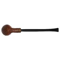 Musico Sandblasted Petite Bent Apple Churchwarden with Palm Wood (Floodlight)